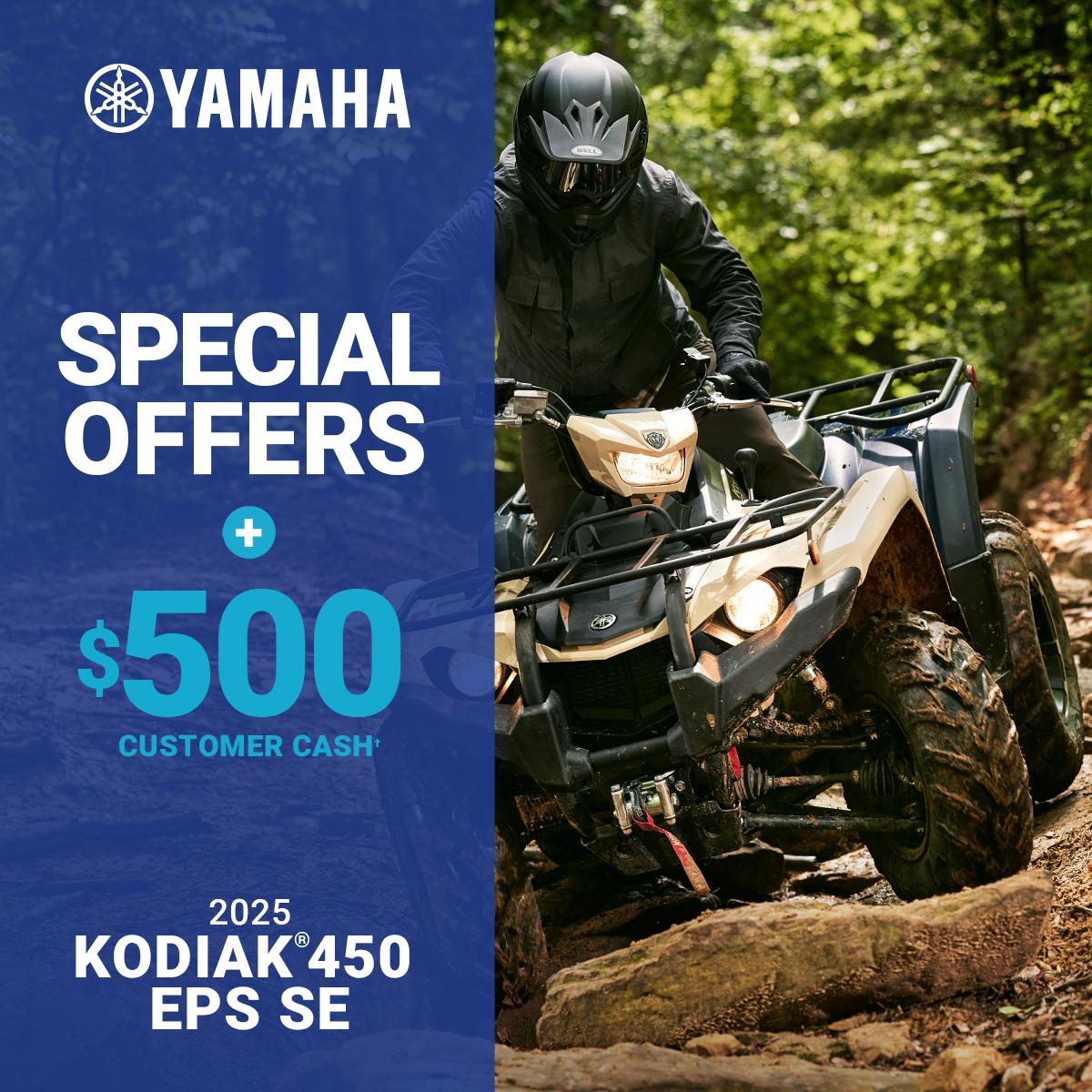 LET'S RIDE ATV - INTRO AS LOW AS 2.99% APR FOR 24 MONTHS, 15.99% or 18.99% apr thereafter*